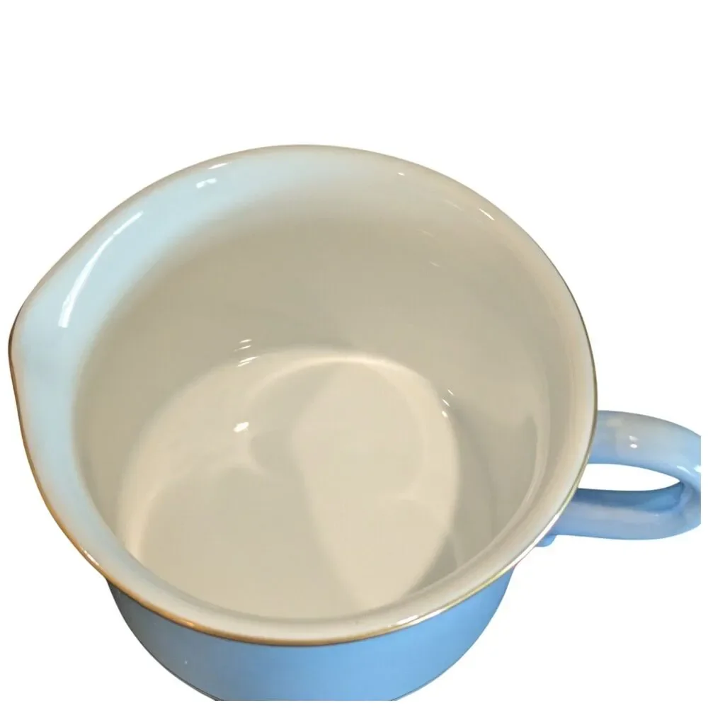 Mikasa WISTERIA BLUE Creamer Vintage Cream Pitcher RARE Retired Pattern 4
